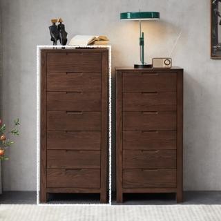 【橙家居·傢俱】/預購/挪威系列胡桃色七鬥櫃B款 NW-A3035(預購品 鬥櫃 衣櫃 抽屜收納櫃 置物櫃)