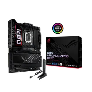 【ASUS 華碩】ROG MAXIMUS Z890 HERO DDR5 主機板+Intel Core Ultra 9 285K 24核 24緒(M+C組合)