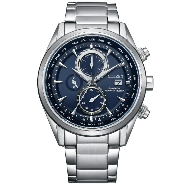 【CITIZEN 星辰】GENTS系列 光動能全球電波腕錶/43mm(AT8260-85L)