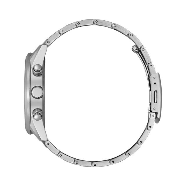【CITIZEN 星辰】GENTS系列 電波對時 光動能計時腕錶/43mm(AT8260-85L)