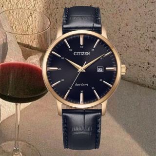 【CITIZEN 星辰】GENTS系列 光動能紳士三針腕錶 父親節推薦款/40mm(BM7462-15E)