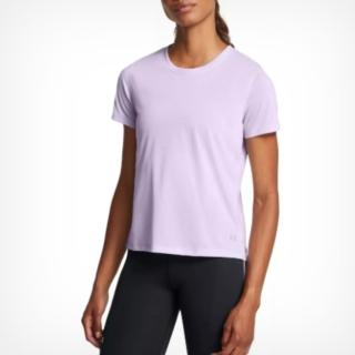 【UNDER ARMOUR】短袖上衣 女款 運動 UA Launch Shortsleeve 紫 1382434535(S1149)