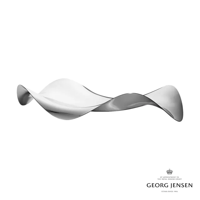 【Georg Jensen 喬治傑生】COBRA 托盤 橢圓形(鏡面拋光不銹鋼)
