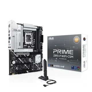 【ASUS 華碩】PRIME Z890-P WIFI-CSM DDR5 主機板+Intel Core Ultra 7 265K 20核 20緒(M+C組合包)