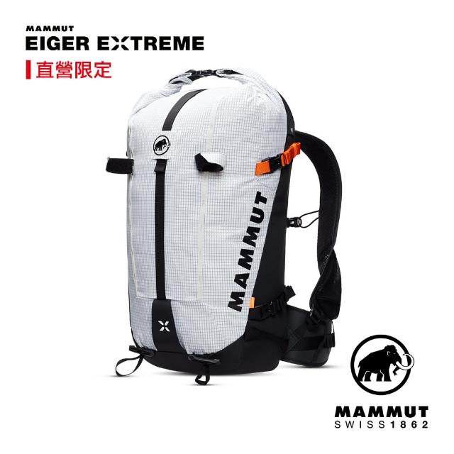 【Mammut 長毛象官方直營】Trion 28 極限艾格輕量攀登後背包 28L 白/黑 #2520-03832