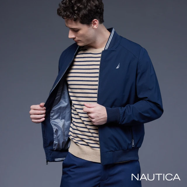 NAUTICA 男裝 防水率性休閒外套(藍色)