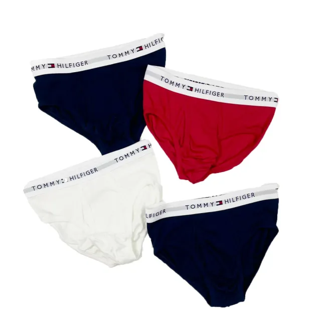 【Tommy Hilfiger】四件盒裝 Tommy Hilfiger 開洞 純棉 三角褲 男 男性 送禮 湯米 內褲(三角褲9902DH1)
