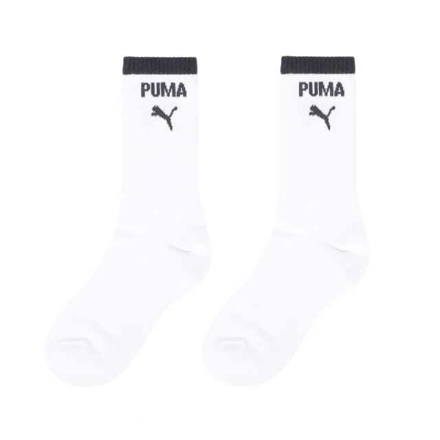 PUMA FASHION 跳豹 PUMA字樣 半統襪 基本款長襪 男女 一雙 - BB144510