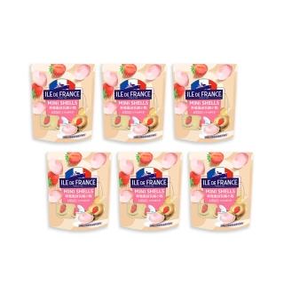 【ILE DE FRANCE 法蘭希】法國草莓乳酪小點 嘗鮮6包組 共30入(一口乳酪 草莓 點心)