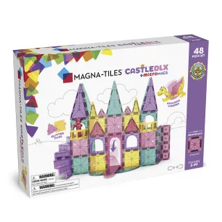 【Magna-Tiles】磁力積木-魔幻城堡48片組(孩子的童話世界)