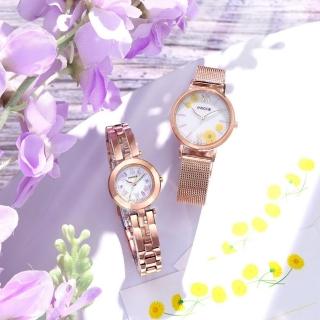 【CITIZEN 星辰】WICCA公主系列 淡紫色夢幻丁香 白蝶貝浪漫腕錶/24mm(KP5-263-11)