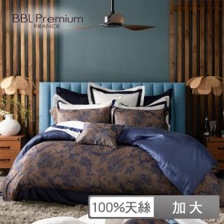 【BBL Premium】100%天絲印花床包被套組-威靈頓古堡(加大)