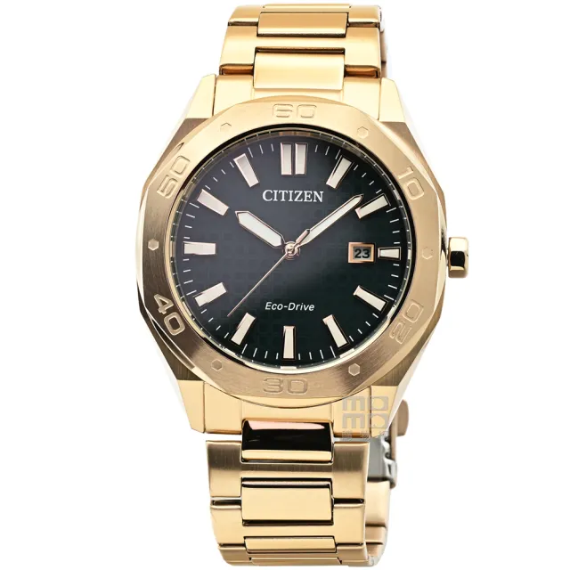 【CITIZEN 星辰】星辰ECO DRIVE光動能鋼帶男錶-金(BM7633-81X)