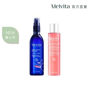 【Melvita 蜜葳特】玫瑰保濕澎彈雙星組(玫瑰花粹200ml+凝水彈力精萃露150ml)