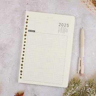【Conifer 綠的事務】2025年25K方格週誌內頁(補充式內頁★20孔6孔通用★)