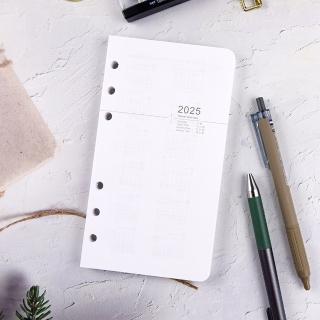 【Conifer 綠的事務】2025年48K橫式週誌內頁(補充式內頁★6孔適用★)