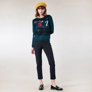 【KeyWear 奇威名品】多口袋彈性長褲