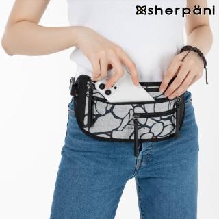 【Sherpani】防盜多功能旅行腰帶包 Jett AT｜花紋(安全鎖 防盜 環保 防潑水)