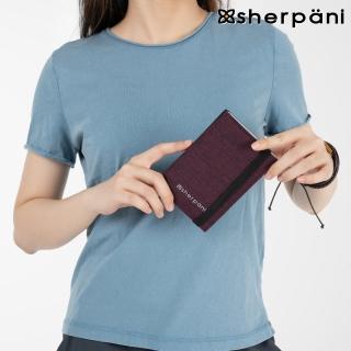 【Sherpani】父親節禮物 防盜多功能護照夾 Vienna AT｜酒紅(防水包 防盜錄 環保 防潑水)