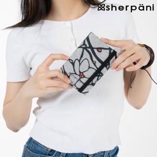 【Sherpani】防盜多功能護照夾 Vienna AT｜花紋(防盜錄 環保 防潑水)