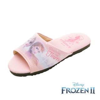 【Disney 迪士尼】童鞋 冰雪奇緣 室內拖鞋/軟Q 舒適 穿脫方便 臺灣製 蜜桃粉(FNKS41023)