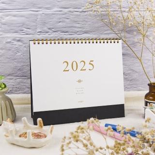 【Conifer 綠的事務】2025年25K簡約典雅橫式桌曆(月計畫 三角桌曆 臺曆)