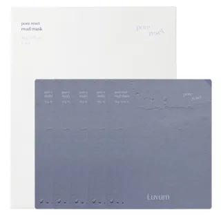 【Luvum】韓國 修復毛孔泥漿面膜5片 天然海泥 泥膜 清潔 修復 敏感肌適用 官方直營(面膜)