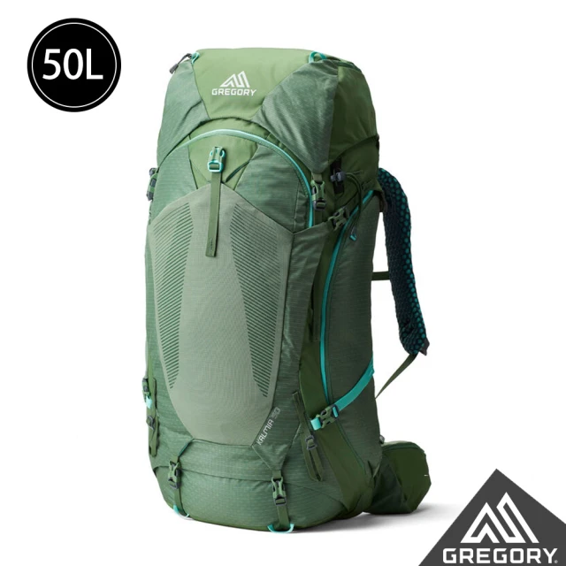 Gregory 女 50L KALMIA 登山背包 欖綠色 S/M(附雨罩 負重包 多日登山包 登山包)