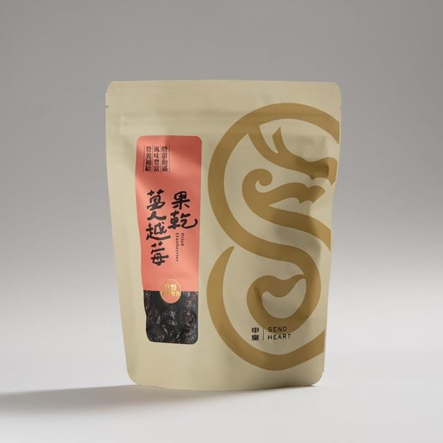 【申皇｜芝麻醬專賣店】生機蔓越莓果乾 袋裝、整粒、減糖(260g)