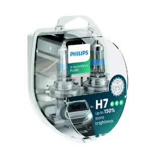 【Philips 飛利浦】H7 X-tremeVision Pro150(夜勁光第二代+150% H7大燈燈泡)