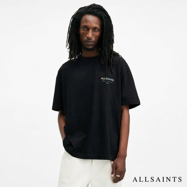 ALLSAINTS UNDERGROUND PRIDE T恤Jet Black M115PB(寬鬆版型)