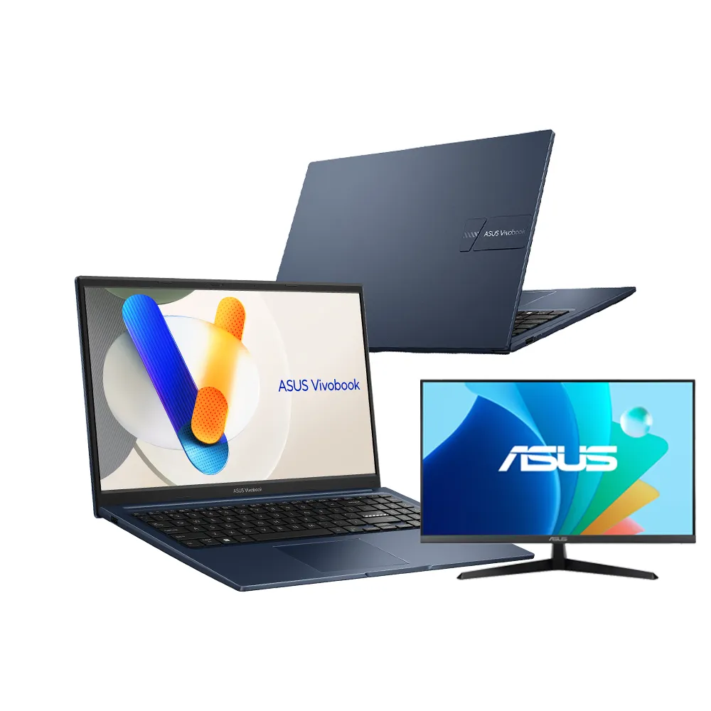 【ASUS】+27型螢幕組★15.6吋i5效能筆電(VivoBook 15/i5-1235U/16G/512G/W11)