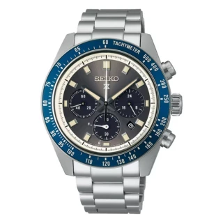 【SEIKO 精工】Prospex SPEEDTIMER 熊貓 太陽能計時腕錶-41.4mm(SSC939P1 / V192-0AH0Z)