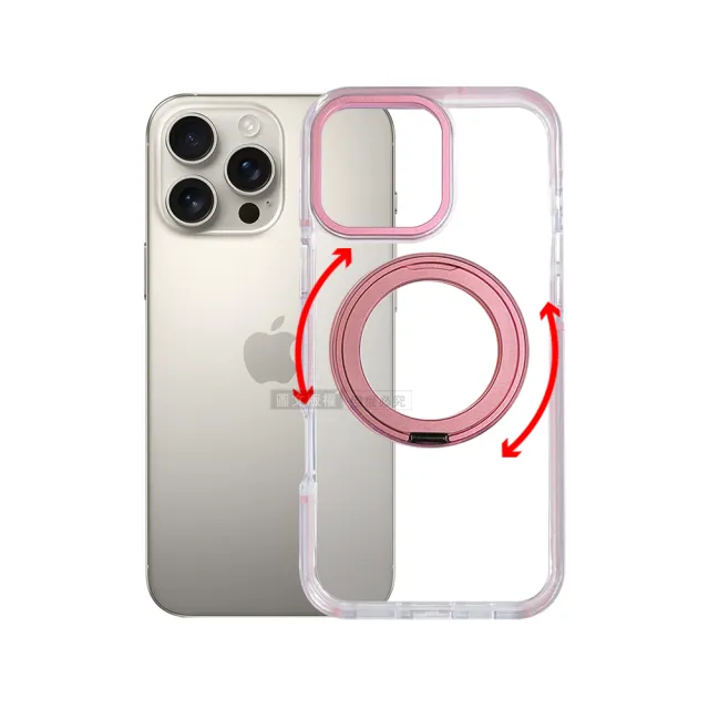 【VOORCA】iPhone 16 Pro 6.3吋 非凡360系列 旋轉磁吸立架 軍規防摔保護殼