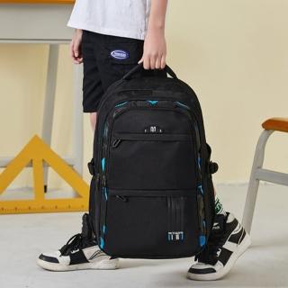 【MoonDy】包包 書包 電腦後揹包 旅行後揹包 防潑水包包 大容量後揹包 學生揹包 黑色揹包 尼龍