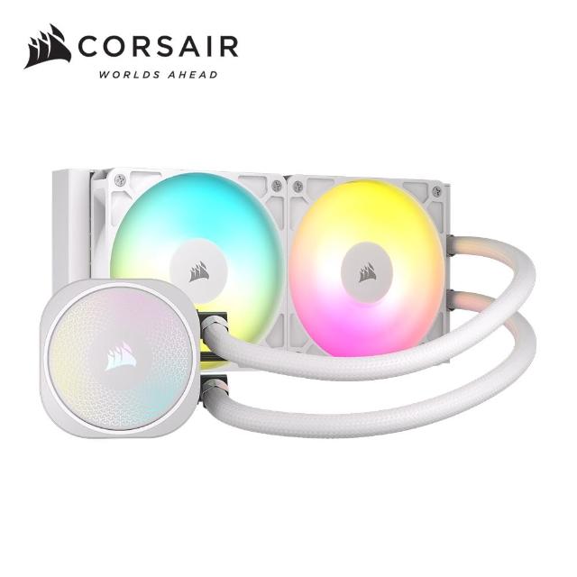 【CORSAIR 海盜船】NAUTILUS 240 ARGB CPU水冷散熱器(白色)