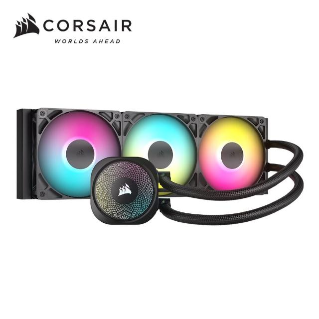 【CORSAIR 海盜船】NAUTILUS 360 ARGB CPU水冷散熱器(黑色)