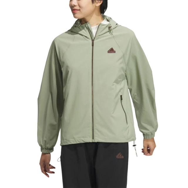 adidas 愛迪達 連帽運動外套 TECH WV JKT 女 - JJ1129