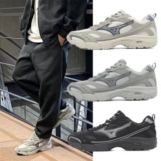 【MIZUNO 美津濃】休閒鞋 MXR 男鞋 女鞋 網布 拼接 復古 千禧跑鞋 情侶鞋 美津濃 單一價(D1GA2468-03)