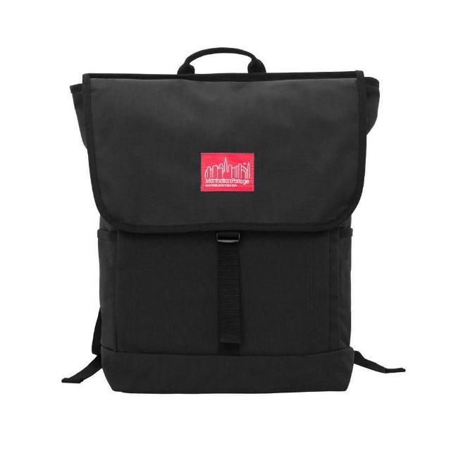 【Manhattan Portage 曼哈頓】1220 WASHINGTON SQ BACKPACK 方形 後背包 黑色(1220)