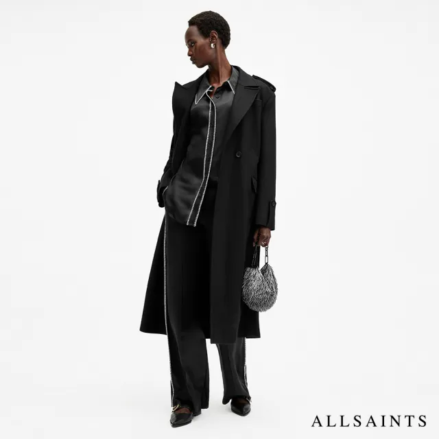【ALLSAINTS】CHARLI STITCH 長褲Black W010TB(常規版型)