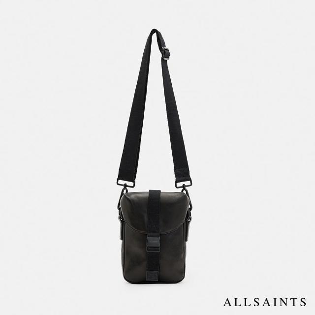 【ALLSAINTS】JUAN 羊皮斜背包Black M145XB