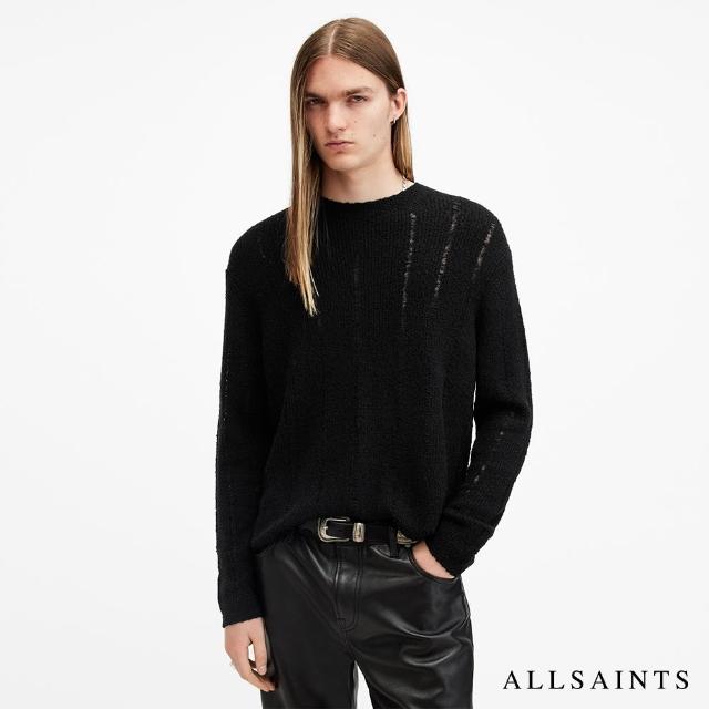 【ALLSAINTS】HADES 羊毛針織上衣Black M047KB(常規版型)