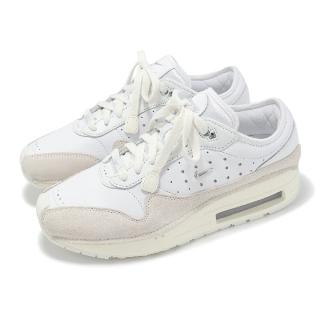 【NIKE 耐吉】x Jacquemus Air Max 1 女鞋 男鞋 聯名 白 米白 氣墊 銀勾(HM6690-100)