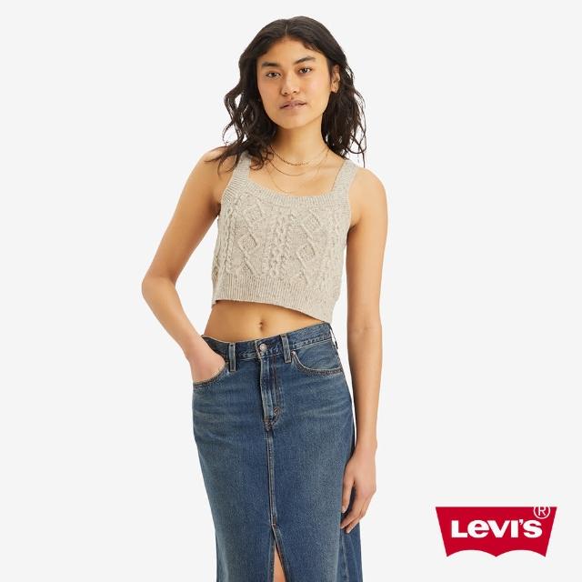 【LEVIS 官方旗艦】女款 混羊毛針織背心 熱賣單品 A8898-0000