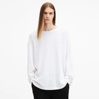 【ALLSAINTS】SEARS 長袖T恤ASHEN WHITE M003JB(寬鬆版型)