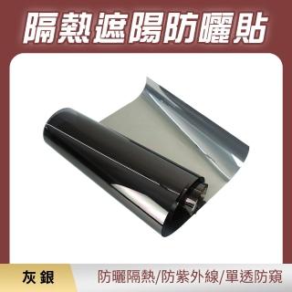 【工具達人】隔熱遮陽防曬貼 玻璃貼膜 隔熱 玻璃隔熱紙 隔熱紙窗戶 靜電隔熱膜 隔熱窗貼 遮光(190-TIPGR31)