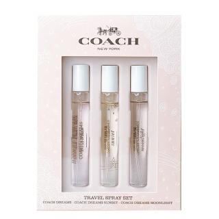 【COACH】淡香精香水筆7.5ml x3入組禮盒 -逐夢+逐夢暮光+逐夢月光(專櫃公司貨)