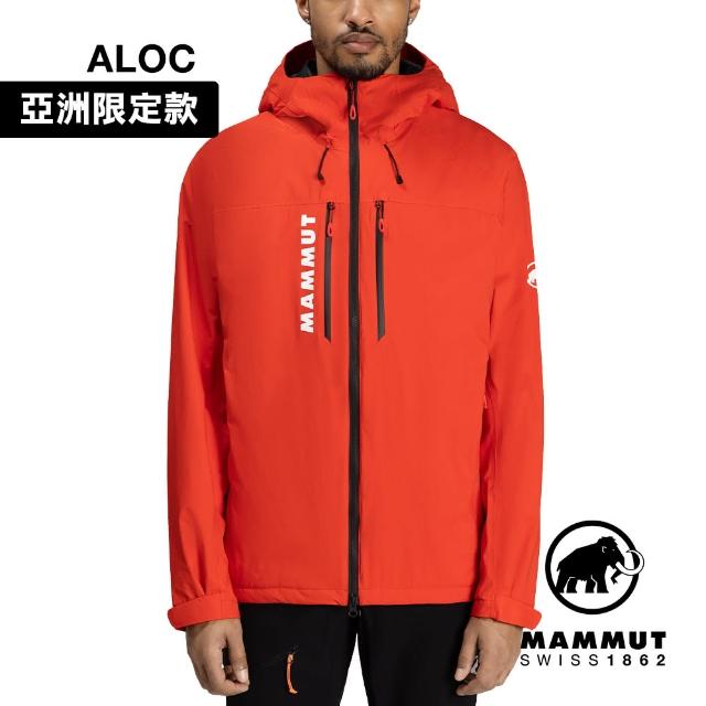 【Mammut 長毛象官方直營】Freeflight HS Thermo Hooded AF 防水化纖連帽外套 經典紅 男款 #1010-30960