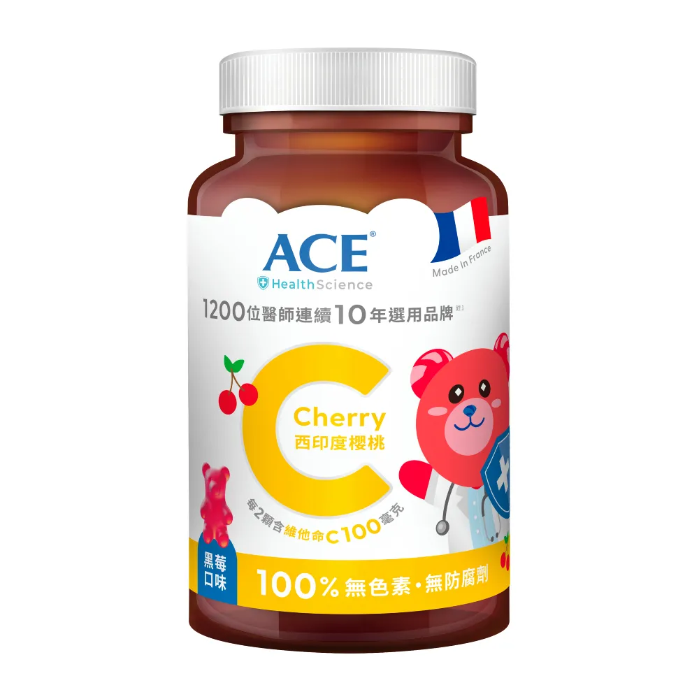 ACE】SCIENCE機能Ｑ系列_西印度櫻桃C軟糖168g/罐(西印度櫻桃C) - momo購物網- 好評推薦-2026年1月
